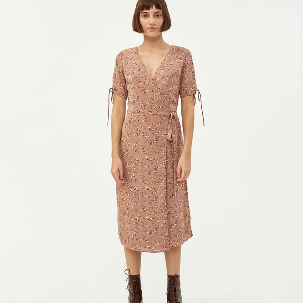 Farrow Marie Floral Wrap Dress